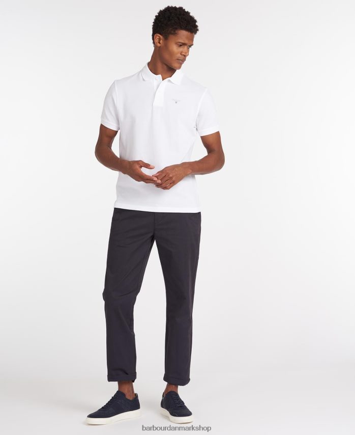 atlantisk blå sports polo shirt BR2BR2576 Mænd Barbour tøj