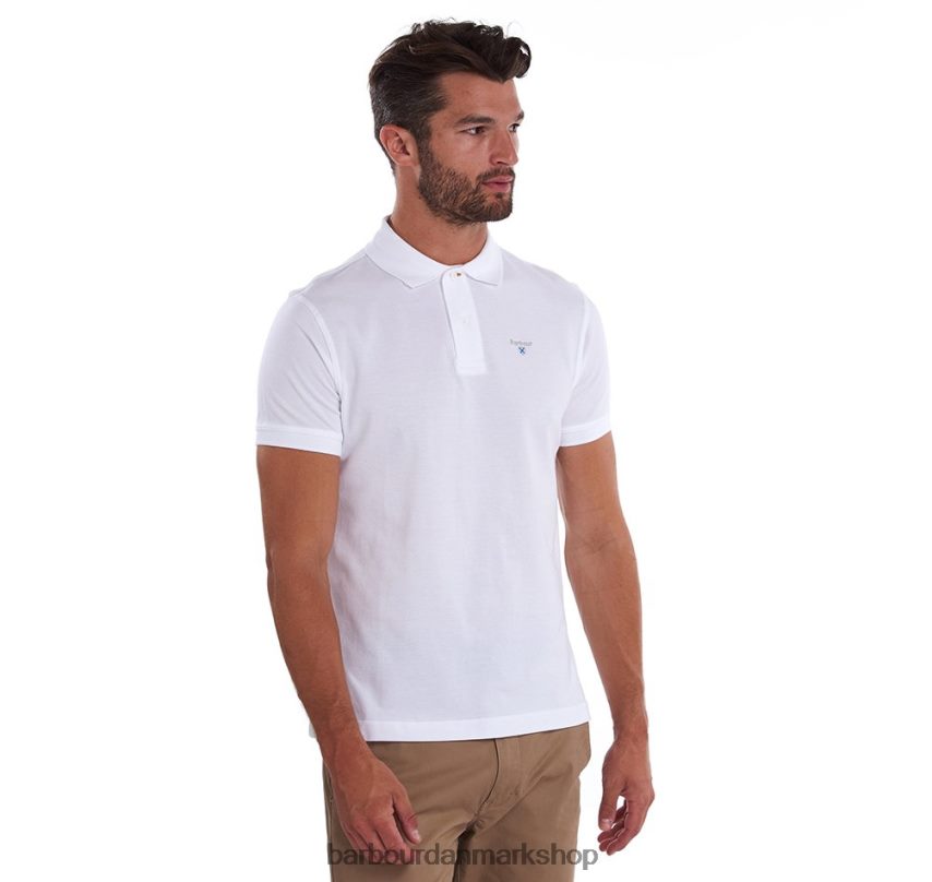 atlantisk blå sports polo shirt BR2BR2576 Mænd Barbour tøj