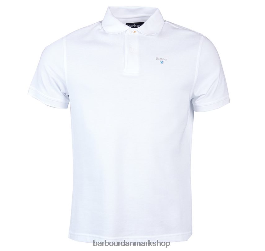 atlantisk blå sports polo shirt BR2BR2576 Mænd Barbour tøj