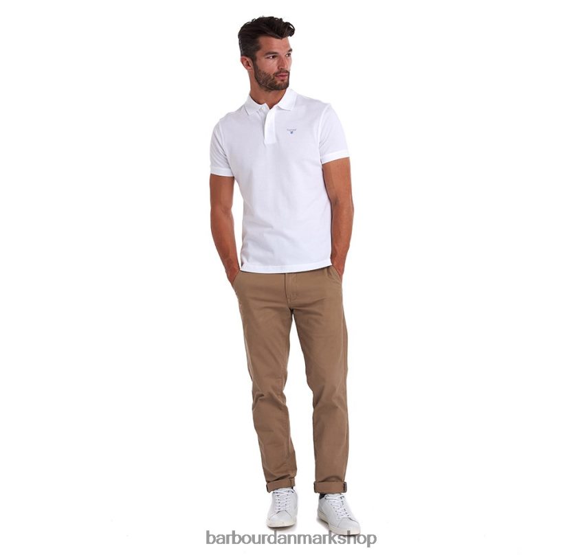 atlantisk blå sports polo shirt BR2BR2576 Mænd Barbour tøj