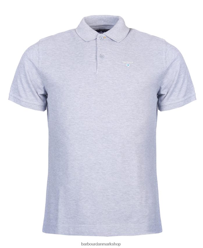 atlantisk blå sports polo shirt BR2BR2578 Mænd Barbour tøj