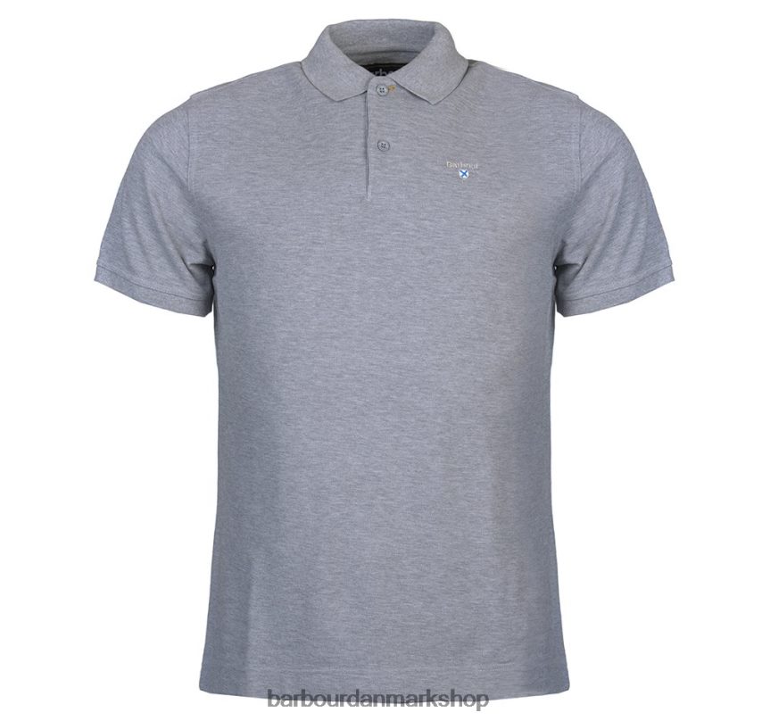 atlantisk blå sports polo shirt BR2BR2578 Mænd Barbour tøj