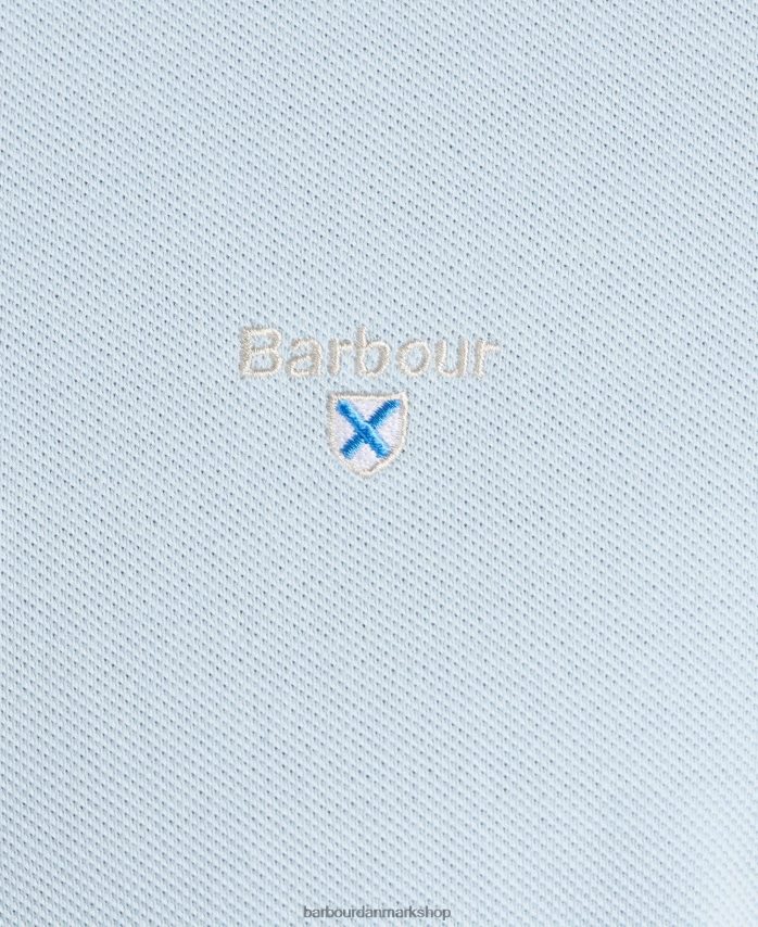 atlantisk blå sports polo shirt BR2BR2605 Mænd Barbour tøj