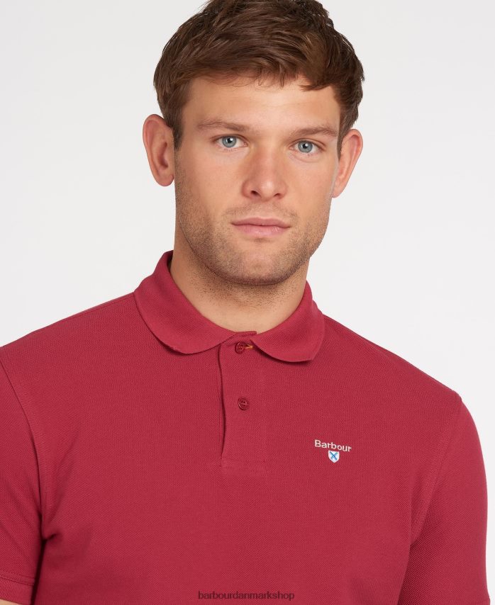 atlantisk blå sports polo shirt BR2BR2612 Mænd Barbour tøj