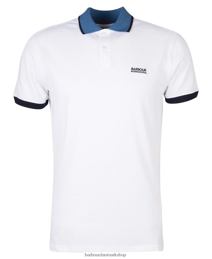 blå horisont howall poloshirt BR2BR2586 Mænd Barbour tøj