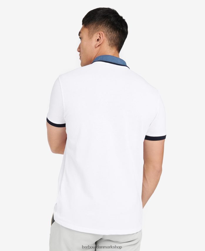 blå horisont howall poloshirt BR2BR2586 Mænd Barbour tøj