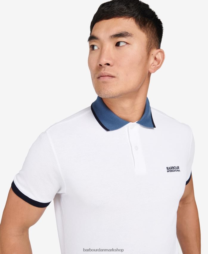 blå horisont howall poloshirt BR2BR2586 Mænd Barbour tøj