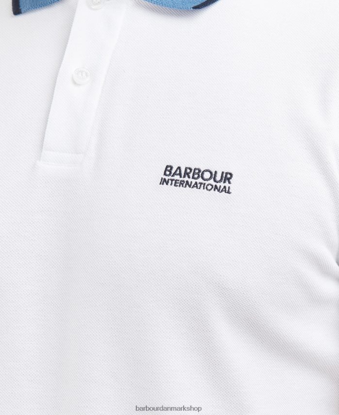 blå horisont howall poloshirt BR2BR2586 Mænd Barbour tøj