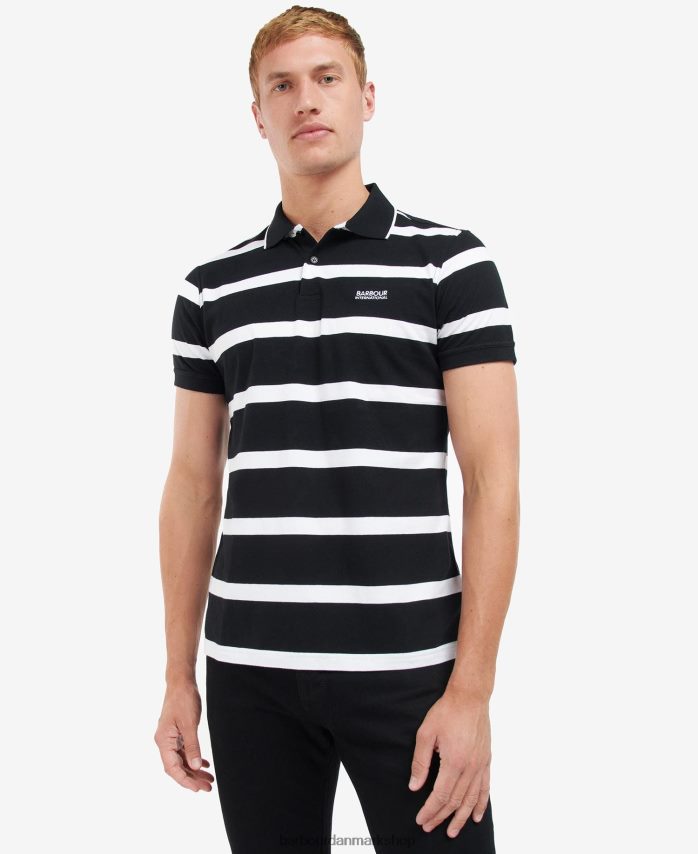blå horisont/hvid cobain stribet poloshirt BR2BR2692 Mænd Barbour tøj
