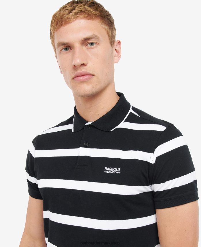blå horisont/hvid cobain stribet poloshirt BR2BR2692 Mænd Barbour tøj