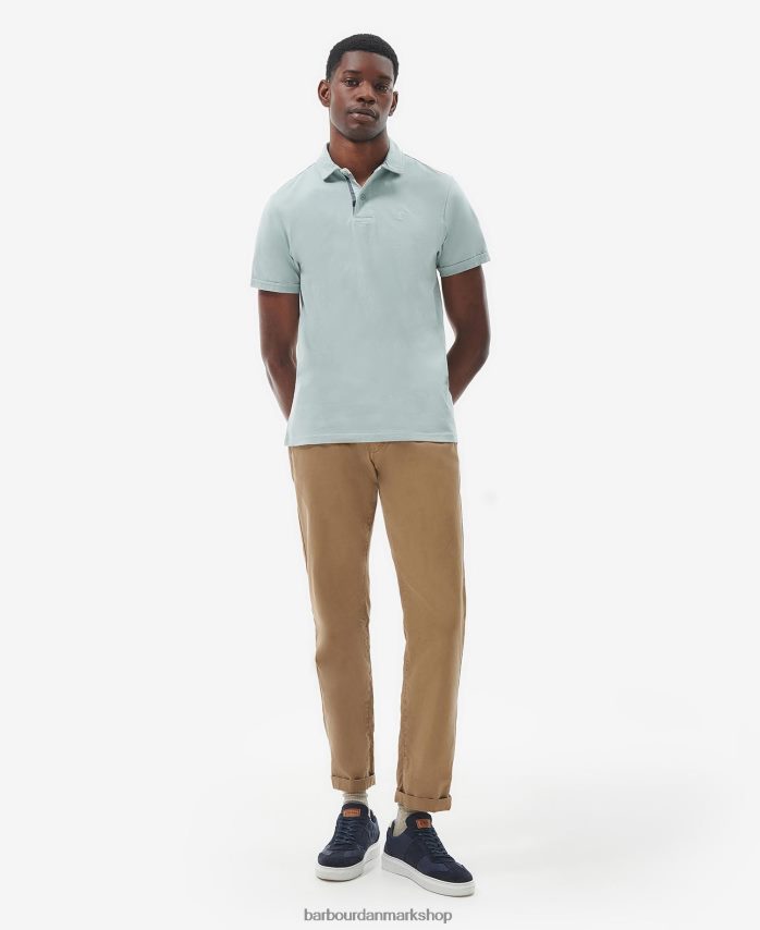 blå kridt kirkhill poloshirt BR2BR2620 Mænd Barbour tøj