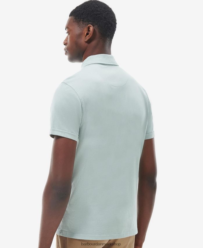 blå kridt kirkhill poloshirt BR2BR2620 Mænd Barbour tøj