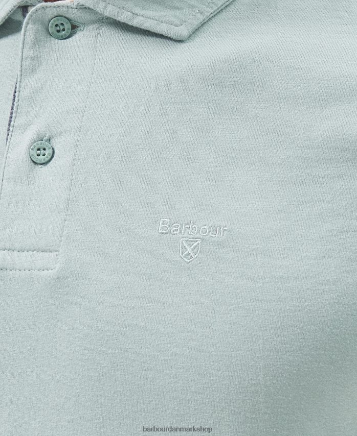 blå kridt kirkhill poloshirt BR2BR2620 Mænd Barbour tøj