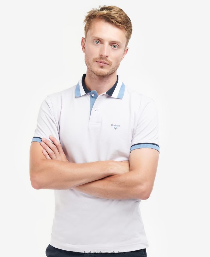 bleget oliven finkle poloshirt BR2BR2685 Mænd Barbour tøj