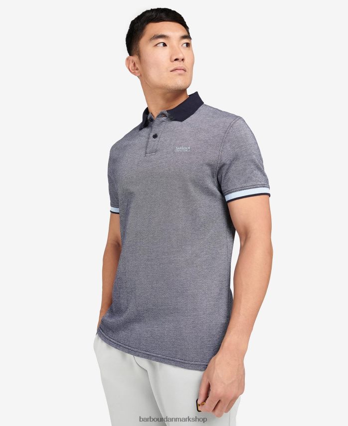 chambray blå/hvisk hvid whateley poloshirt BR2BR2664 Mænd Barbour tøj