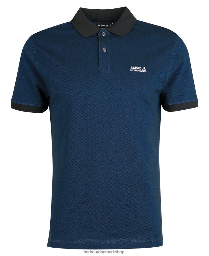 dyb blå Milton poloshirt BR2BR2733 Mænd Barbour tøj