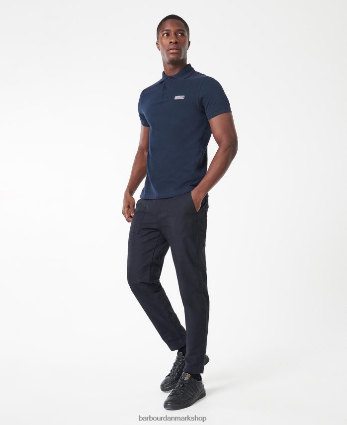 dyb blå international poloshirt international vigtig BR2BR2596 Mænd Barbour tøj