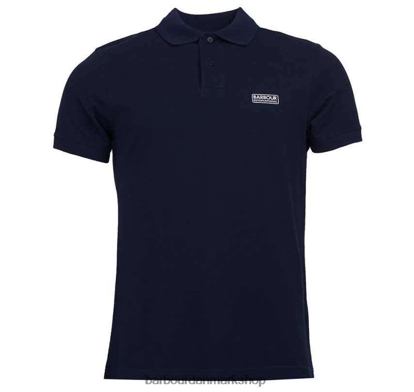 dyb blå international poloshirt international vigtig BR2BR2596 Mænd Barbour tøj