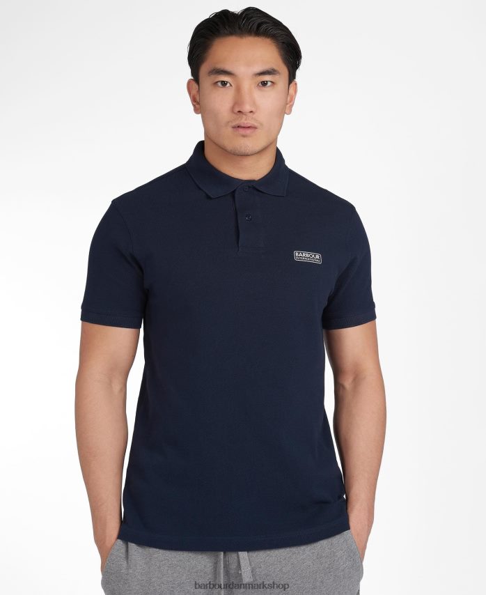 dyb blå international poloshirt international vigtig BR2BR2596 Mænd Barbour tøj