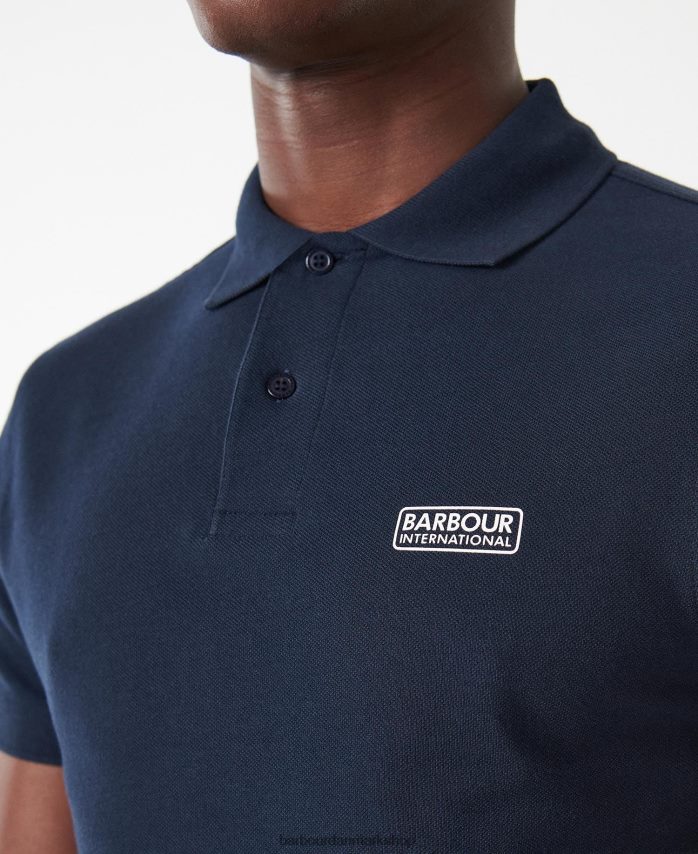 dyb blå international poloshirt international vigtig BR2BR2596 Mænd Barbour tøj