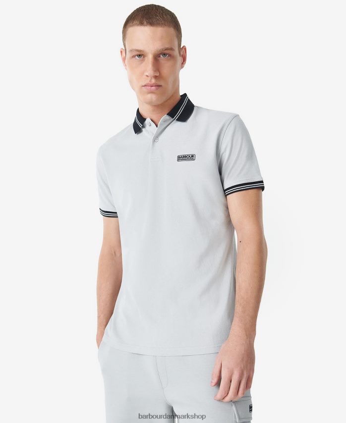 falmet blå tracker poloshirt BR2BR2643 Mænd Barbour tøj