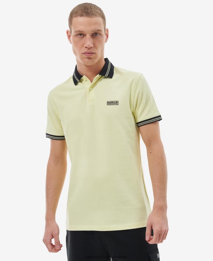 falmet blå tracker poloshirt BR2BR2657 Mænd Barbour tøj