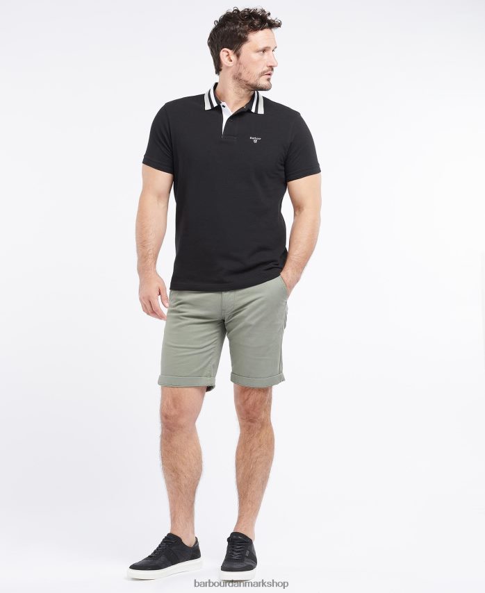 flåde hawkeswater poloshirt med tip BR2BR2699 Mænd Barbour tøj