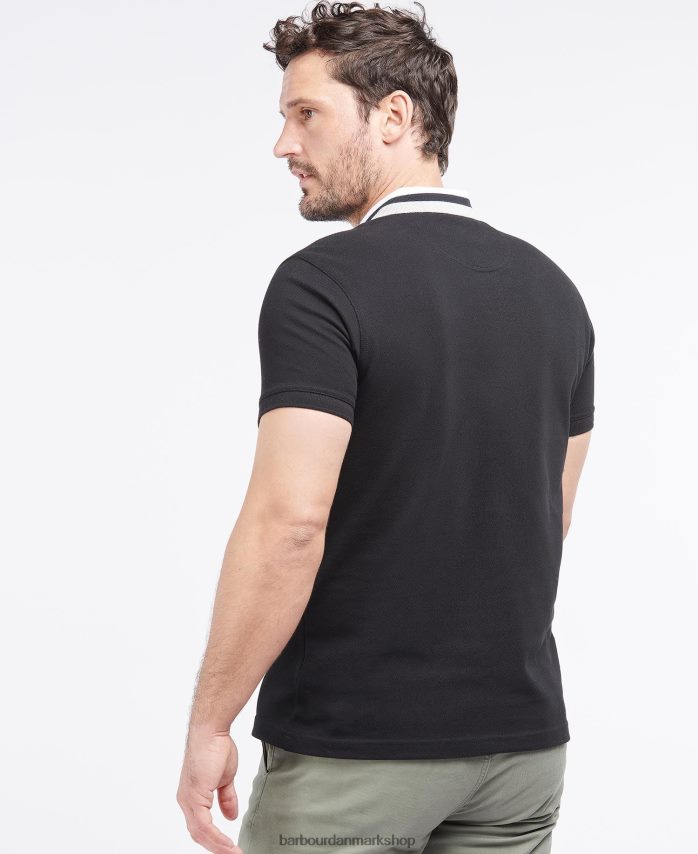 flåde hawkeswater poloshirt med tip BR2BR2699 Mænd Barbour tøj