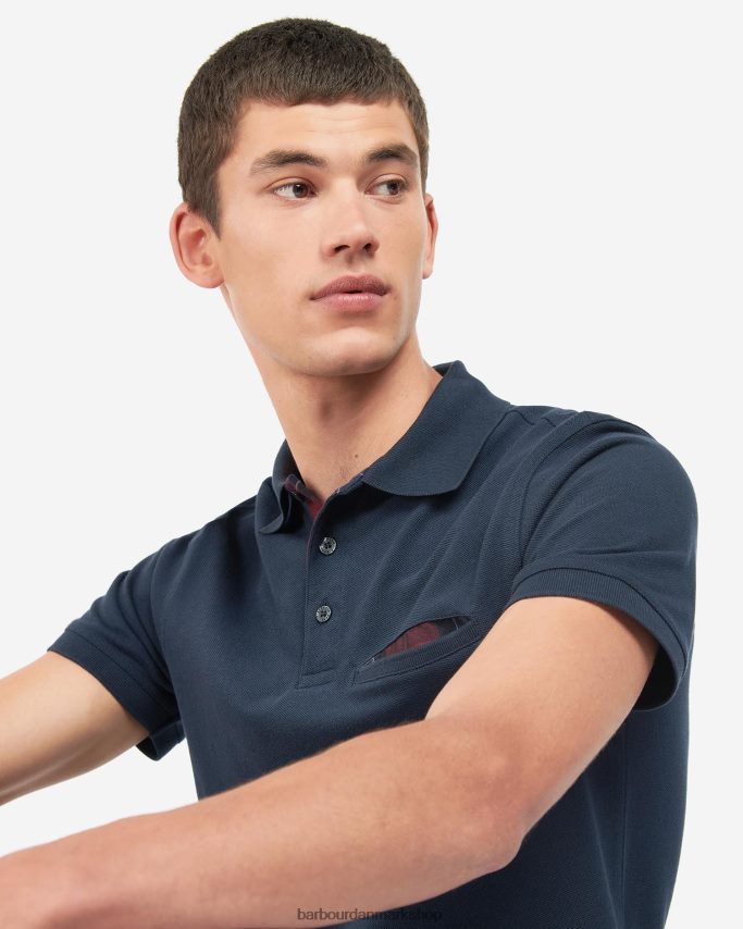 grå mergel barwick poloshirt BR2BR2702 Mænd Barbour tøj