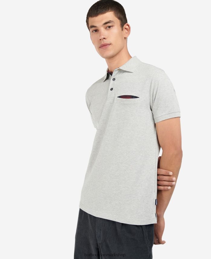 grå mergel barwick poloshirt BR2BR2721 Mænd Barbour tøj