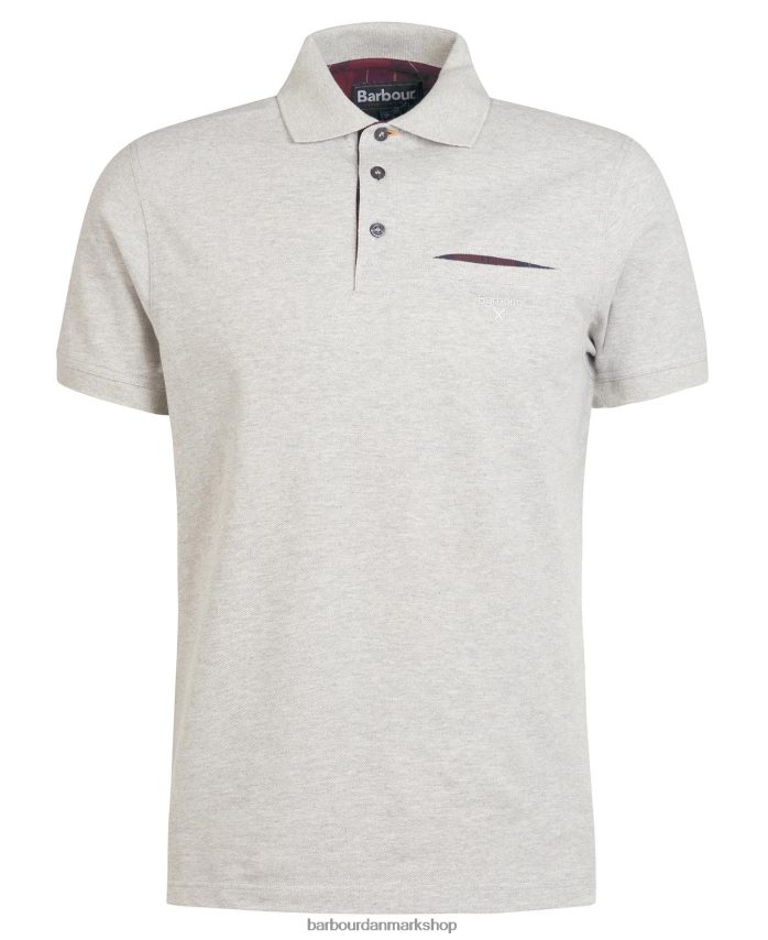 grå mergel barwick poloshirt BR2BR2721 Mænd Barbour tøj