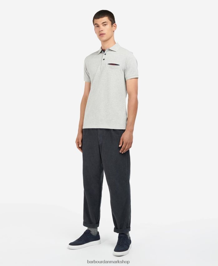 grå mergel barwick poloshirt BR2BR2721 Mænd Barbour tøj