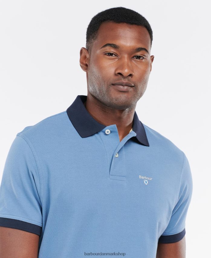 grå mergel lynton poloshirt BR2BR2650 Mænd Barbour tøj