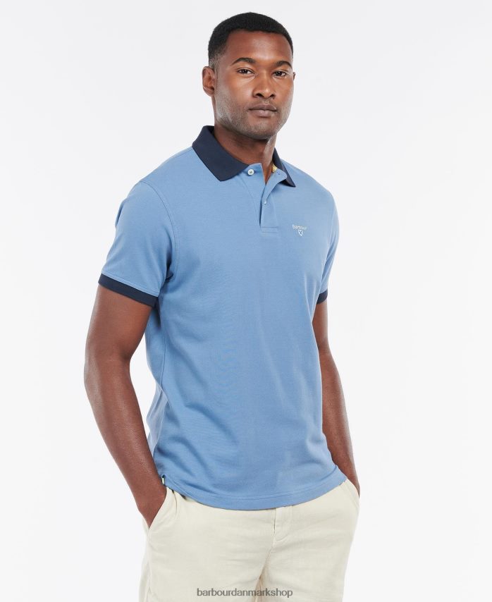 grå mergel lynton poloshirt BR2BR2650 Mænd Barbour tøj