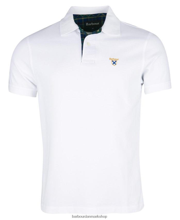 grå mergel samfund poloshirt BR2BR2611 Mænd Barbour tøj