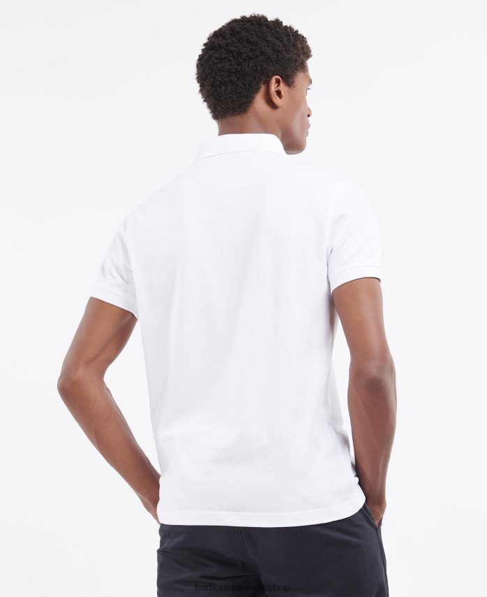 grå mergel samfund poloshirt BR2BR2611 Mænd Barbour tøj