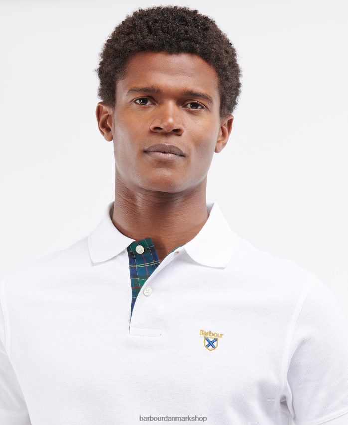 grå mergel samfund poloshirt BR2BR2611 Mænd Barbour tøj