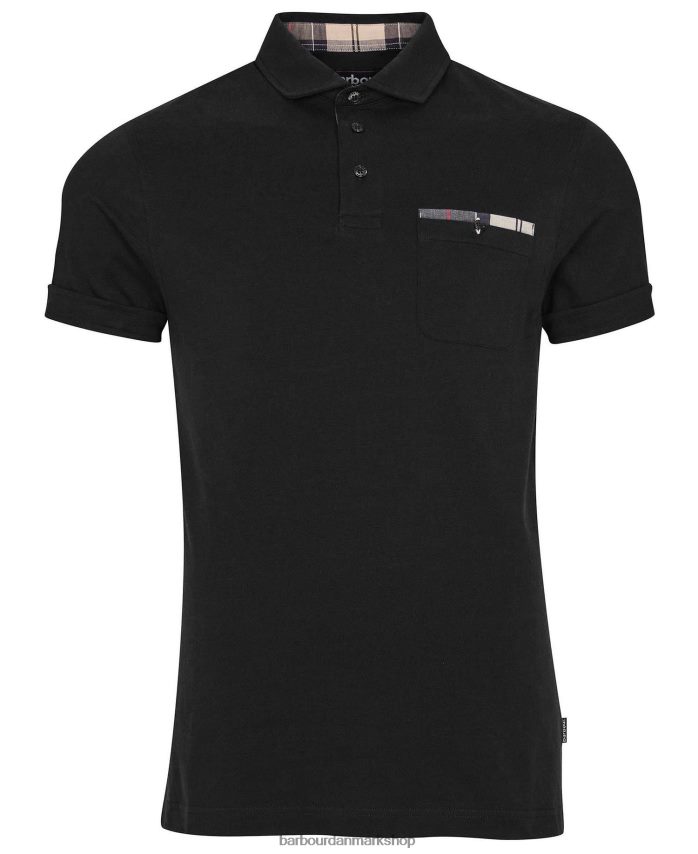 grå mergel/sten corpatch poloshirt BR2BR2554 Mænd Barbour tøj