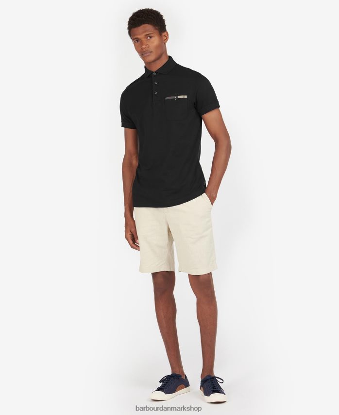 grå mergel/sten corpatch poloshirt BR2BR2554 Mænd Barbour tøj