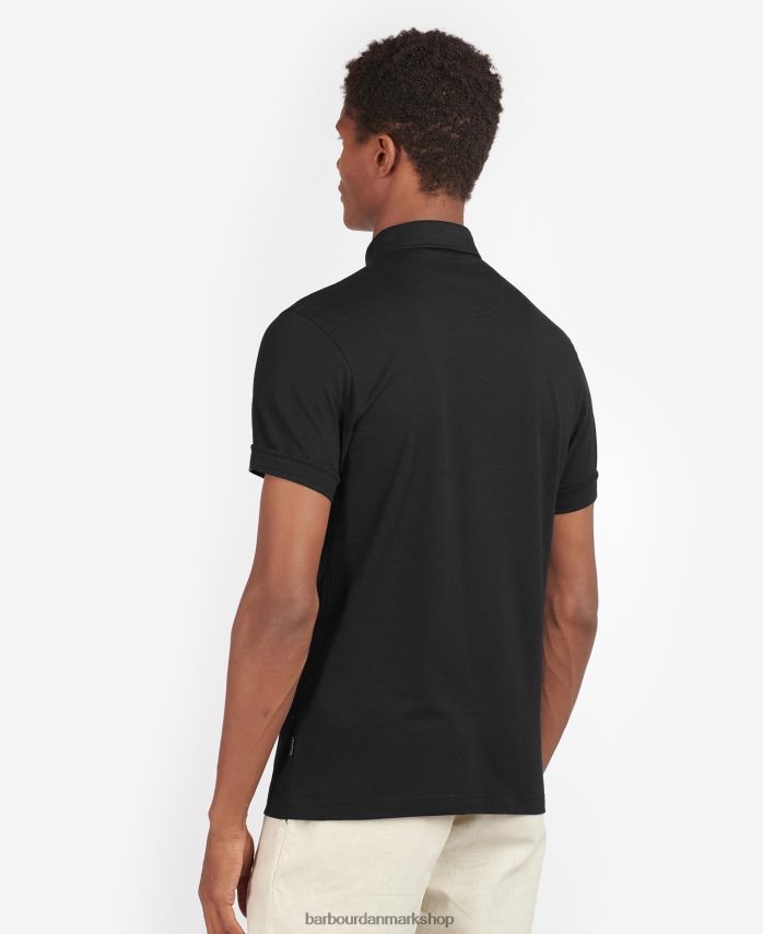 grå mergel/sten corpatch poloshirt BR2BR2554 Mænd Barbour tøj