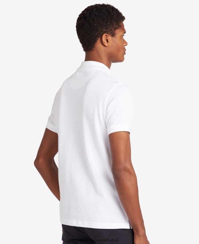 grå mergel tartan poloshirt pique BR2BR2551 Mænd Barbour tøj