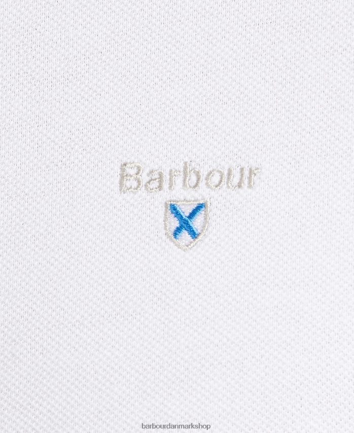 grå mergel tartan poloshirt pique BR2BR2551 Mænd Barbour tøj