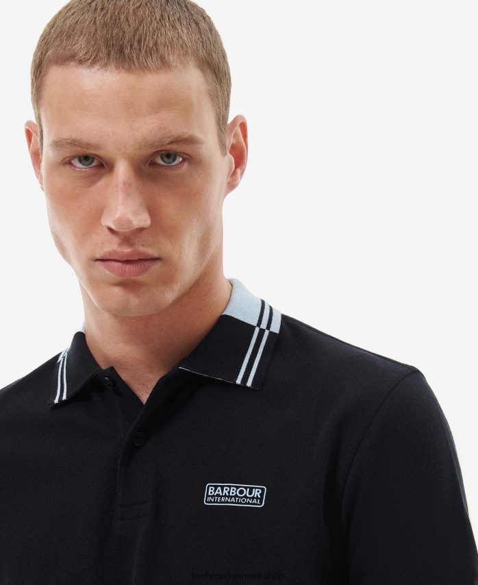 grå mergel ziggy poloshirt BR2BR2696 Mænd Barbour tøj