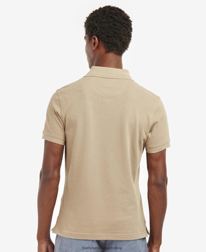 himmel mergel/kjole tartan pique poloshirt BR2BR2600 Mænd Barbour tøj