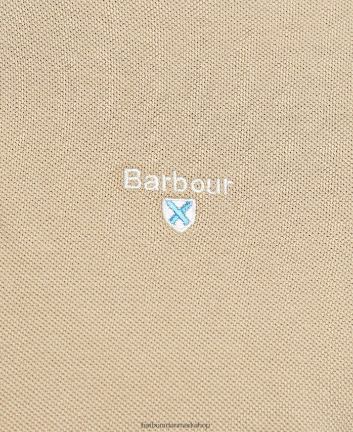 himmel mergel/kjole tartan pique poloshirt BR2BR2600 Mænd Barbour tøj