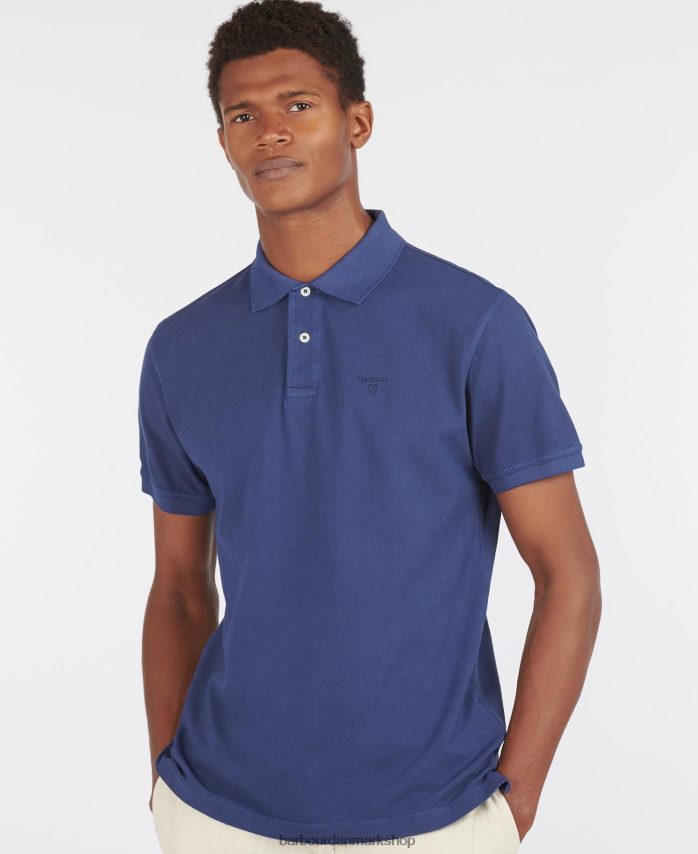 himmel vasket sportspoloshirt BR2BR2589 Mænd Barbour tøj
