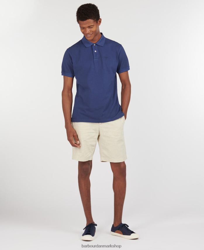 himmel vasket sportspoloshirt BR2BR2589 Mænd Barbour tøj