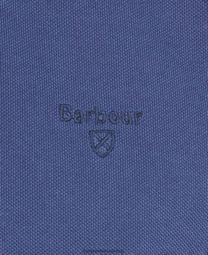 himmel vasket sportspoloshirt BR2BR2589 Mænd Barbour tøj