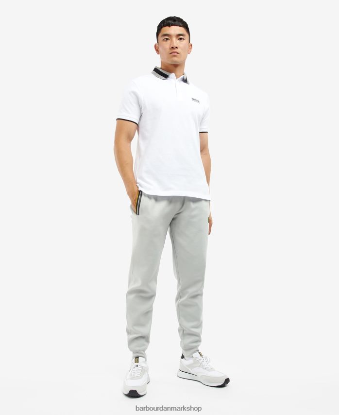 hvid aintree poloshirt BR2BR2731 Mænd Barbour tøj