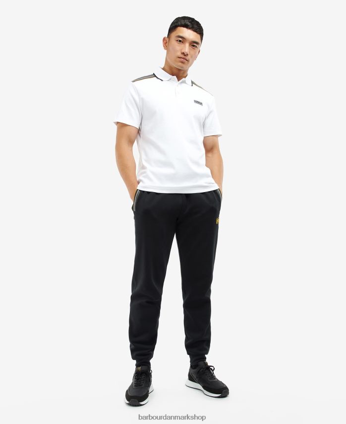 hvid barrow poloshirt BR2BR2720 Mænd Barbour tøj